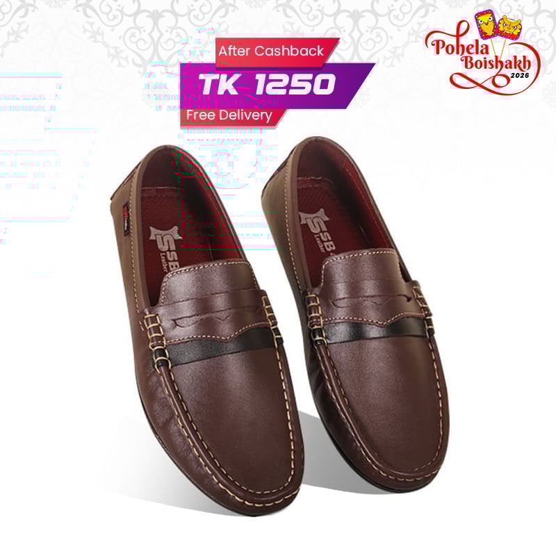 Stylish Design Leather Loafer For Men SB-S939