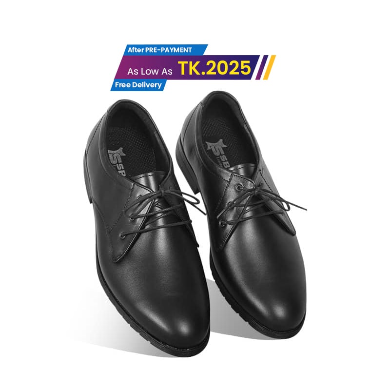 Classic Black Derby Formal Shoes For Men SB-S943