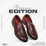 Classic Reddish-Brown Derby Formal Shoes For Men SB-S944