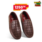 Laser Cut Design Leather Loafer For Men SB-S958