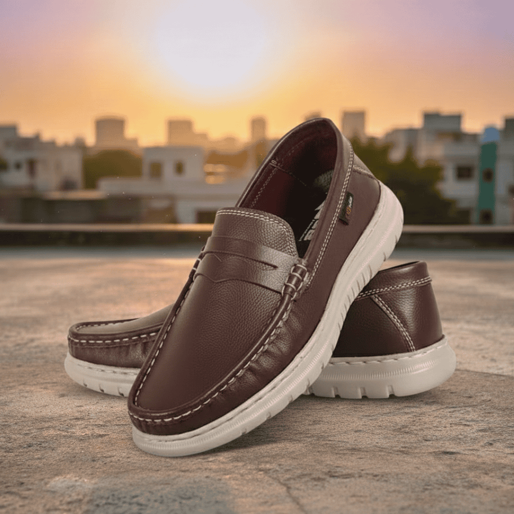 Casual Comfort Leather Loafer Shoes For Men SB-S946