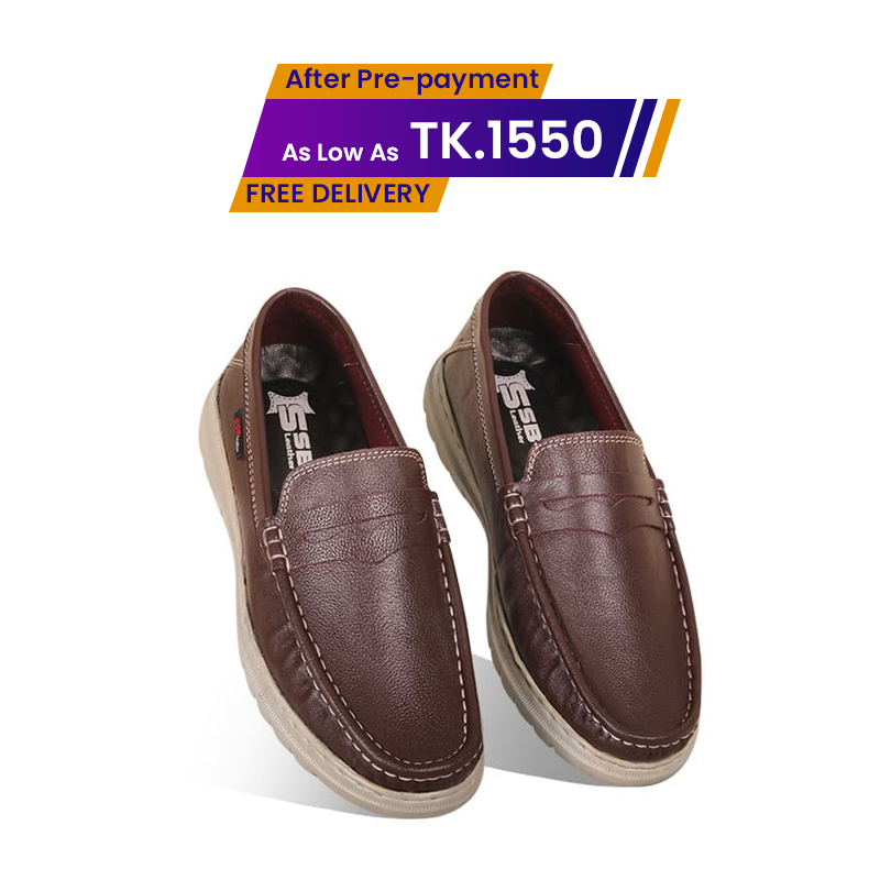 Casual Comfort Leather Loafer Shoes For Men SB-S946