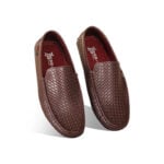Laser Cut Design Leather Loafer For Men SB-S960