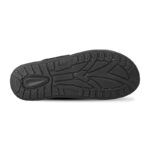 Black Comfort Leather Sandal For Men SB-S967