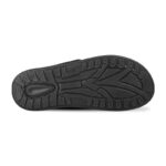 Black Comfort Leather Sandal For Men SB-S971