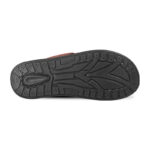 Dark Maroon Comfort Leather Sandal For Men SB-S972