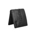 Black Elegance Croco Textured Leather Wallet For Men SB-W242