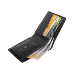 Black Elegance Leather Wallet For Men SB-W243
