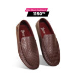 Laser Cut Design Leather Loafer For Men SB-S960