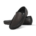 Laser Cut Design Leather Loafer For Men SB-S959