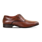 Brown Leather Oxford Shoes For Men SB-S993