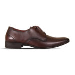 Dark Brown Leather Formal Shoes For Men SB-S996