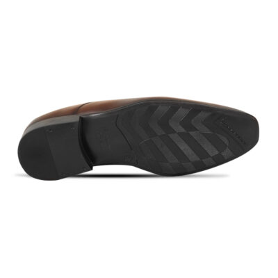 Brown Leather Oxford Shoes For Men SB-S993
