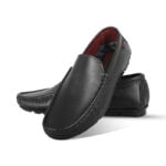 Classic Black Leather Loafer For Men SB-S988