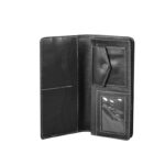 Handcrafted Maroon Streak Leather Long Wallet SB-W244