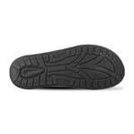 Black Comfort Leather Sandal For Men SB-S1006