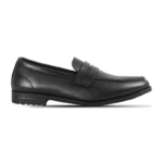 Classic Black Leather Penny Loafer Shoes For Men SB-S994