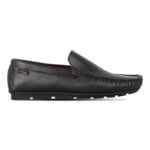 Classic Black Leather Loafer For Men SB-S988