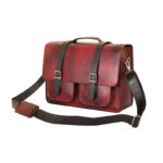 Oxblood Leather Executive Briefcase Bag SB-LB494