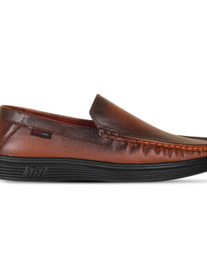 Antique Brown Leather Casual Shoes For Men SB-S998