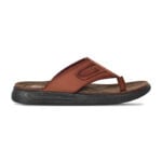 Brown Comfort Leather Sandal For Men SB-S1004