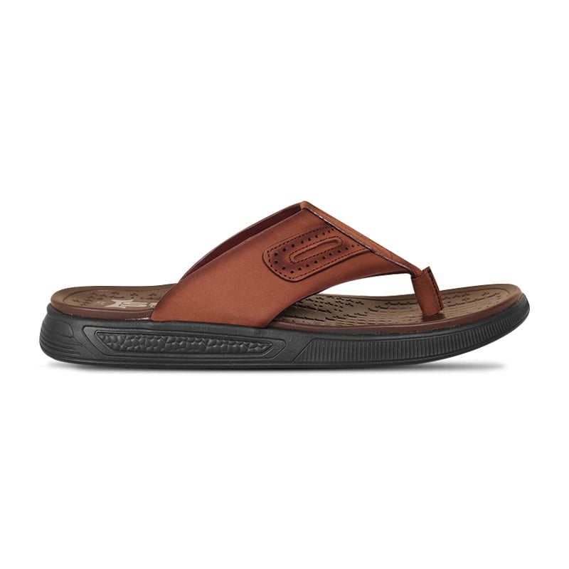 Brown Comfort Leather Sandal For Men SB-S1004