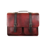 Oxblood Leather Executive Briefcase Bag SB-LB494