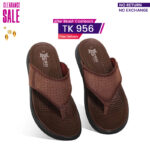 Dark Brown Comfort Leather Sandal For Men SB-S1008