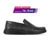 Black Leather Casual Shoes For Men SB-S1009