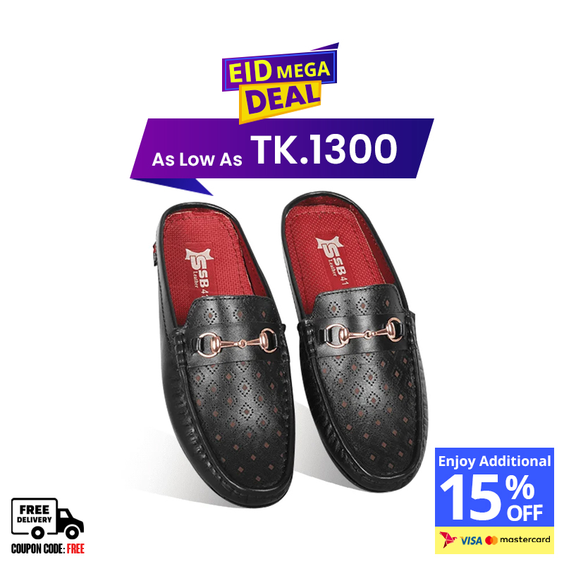 Leather Half Loafer For Men SB-S1071