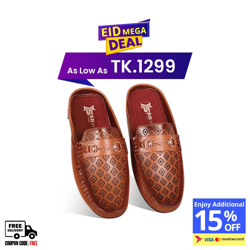 Leather Half Loafer For Men SB-S1091