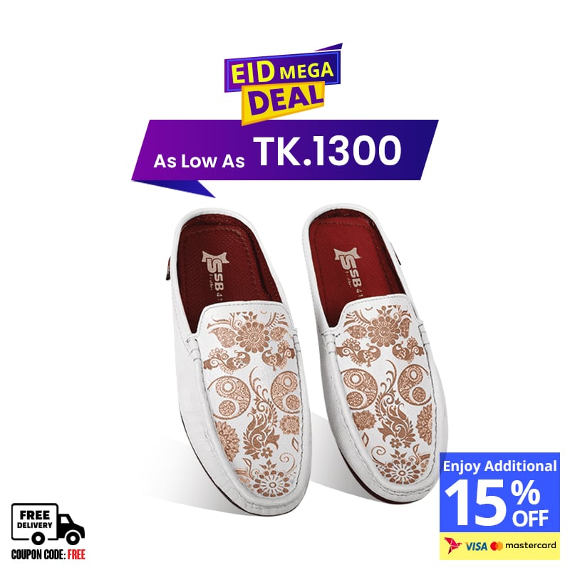Leather Half Loafer For Men SB-S1093
