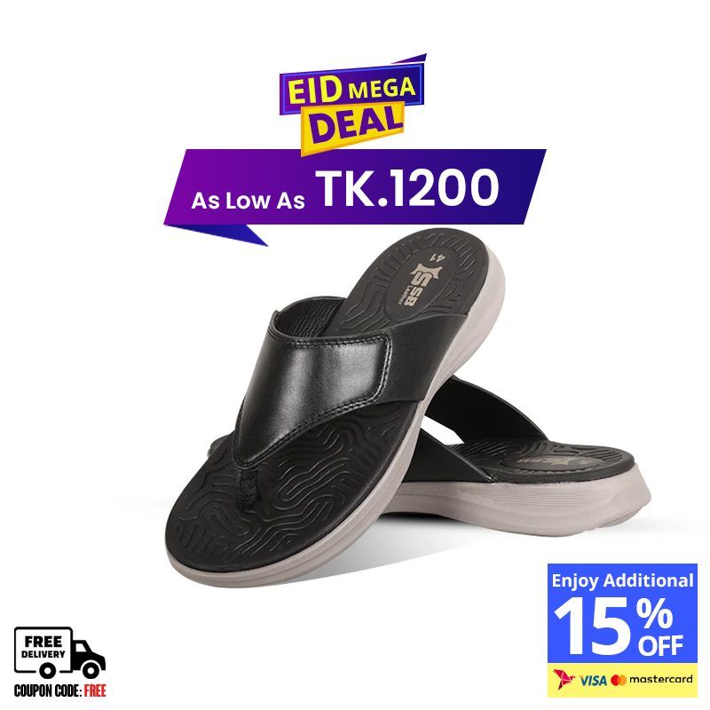 Genuine Leather Sandal For Men SB-S1111