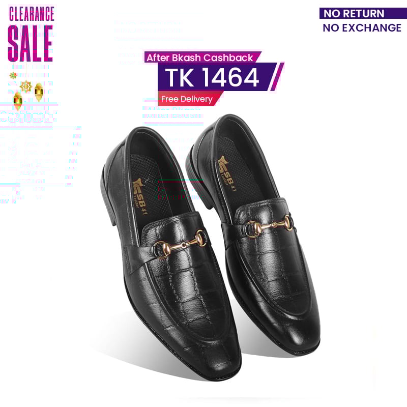Leather Penny Formal Shoes For Men SB-S647