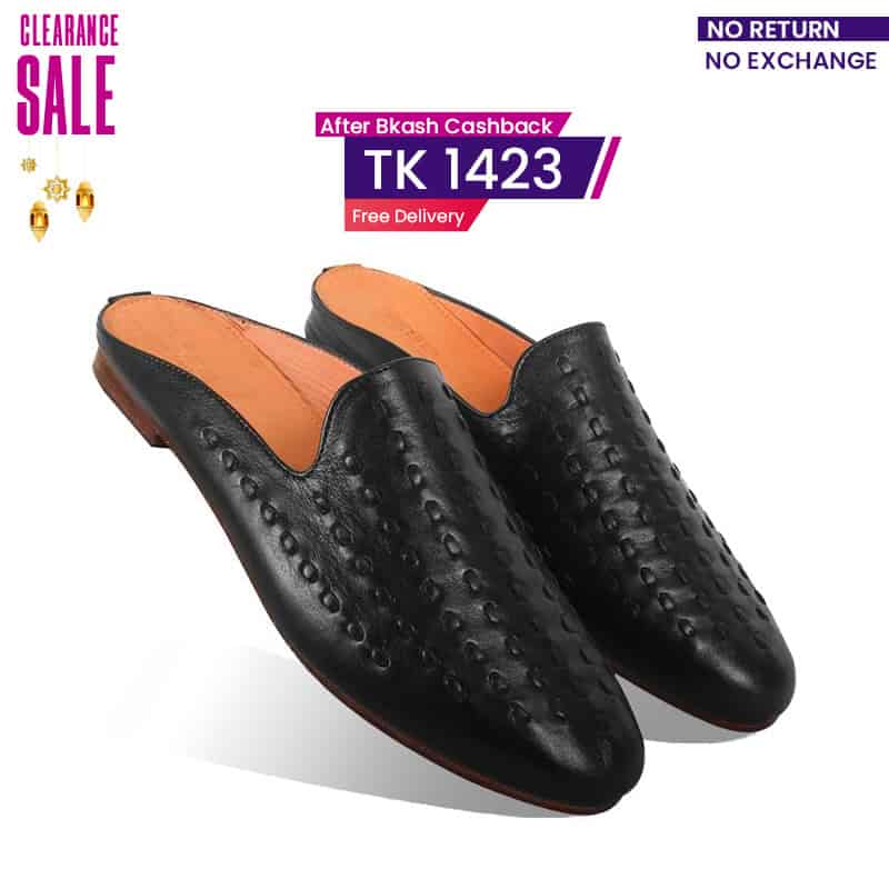 Braided Design Leather Half Shoes For Men SB-S765