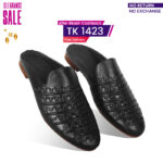 Braided Design Leather Half Shoes For Men SB-S853