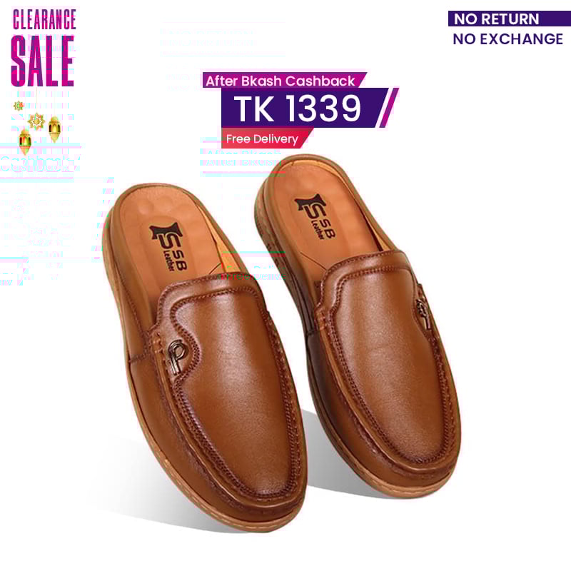 Stylish Leather Half Shoes For Men SB-S907