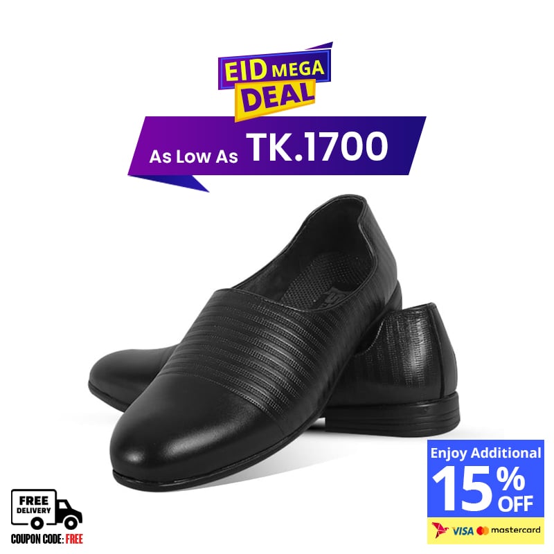 Classic Black Formal Slip-On shoes For Men SB-S935