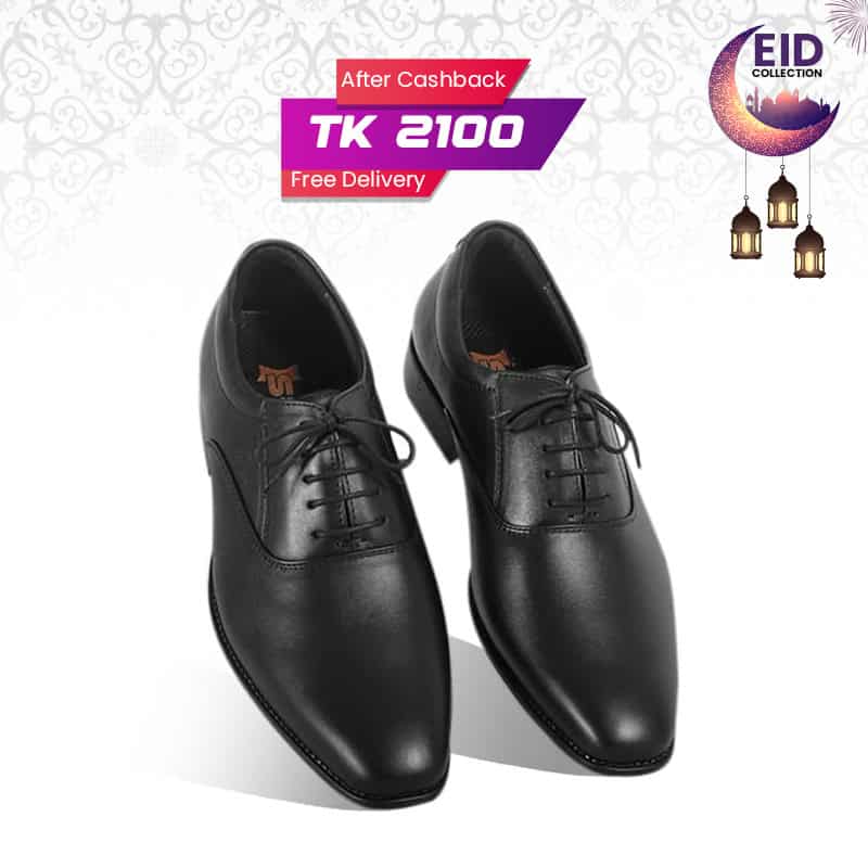 Classic Black Leather Oxford Shoes For Men SB-S992