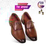 Brown Leather Oxford Shoes For Men SB-S993