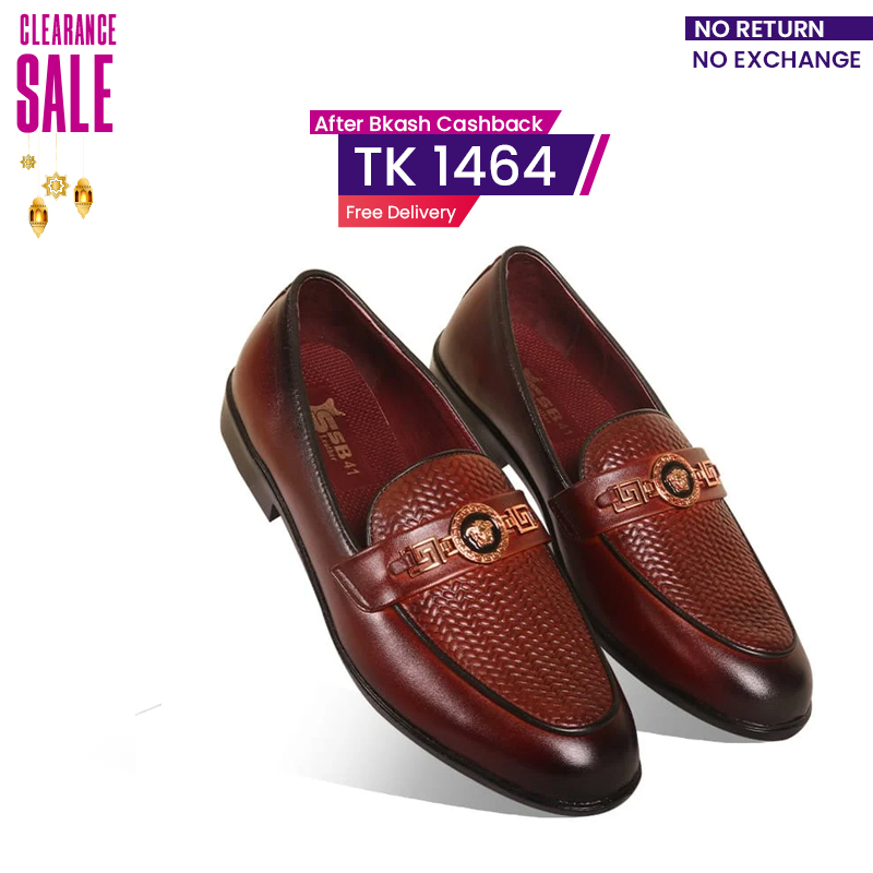 Woven Pattern Leather Tassel Shoes SB-S362