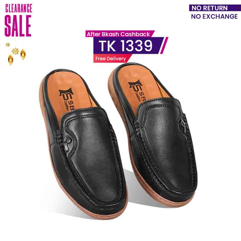 Stylish Leather Half Shoes For Men SB-S906