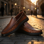 Antique Brown Leather Casual Shoes For Men SB-S998