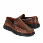 Antique Brown Leather Casual Shoes For Men SB-S998