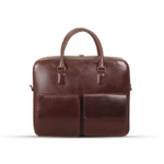 Chocolate Oil Pull Up Leather Executive Bag SB-LB501