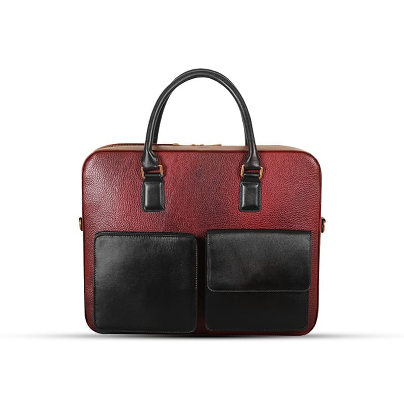 Oxblood Leather Executive Bag SB-LB502