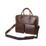 Chocolate Oil Pull Up Leather Executive Bag SB-LB501