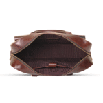 Chocolate Oil Pull Up Leather Executive Bag SB-LB501