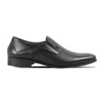 Black Textured Leather Formal Shoes For Men SB-S1011