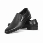 Black Textured Leather Formal Shoes For Men SB-S1011